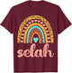 Selah Selah Name Birthday Shirt Gift T-Shirt - T-Shirt | Maroon