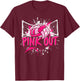 Pink Out Volleyball Breast Cancer Awareness Men Women Kid T-Shirt - T-Shirt | Maroon