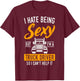 Truck Driver Trucker Truckie LGV Driving Teamster Vehicle T-Shirt - T-Shirt | Maroon