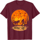 Bigfoot Walking Unicorn Funny Sasquatch Unicorn Halloween T-Shirt - T-Shirt | Maroon