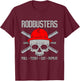 Rodbusters Pull Twist Cut Repeat Blacksmith Anvil Ironworker T-Shirt - T-Shirt | Maroon