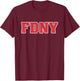 New York City FDNY Logo T-Shirt - T-Shirt | Maroon