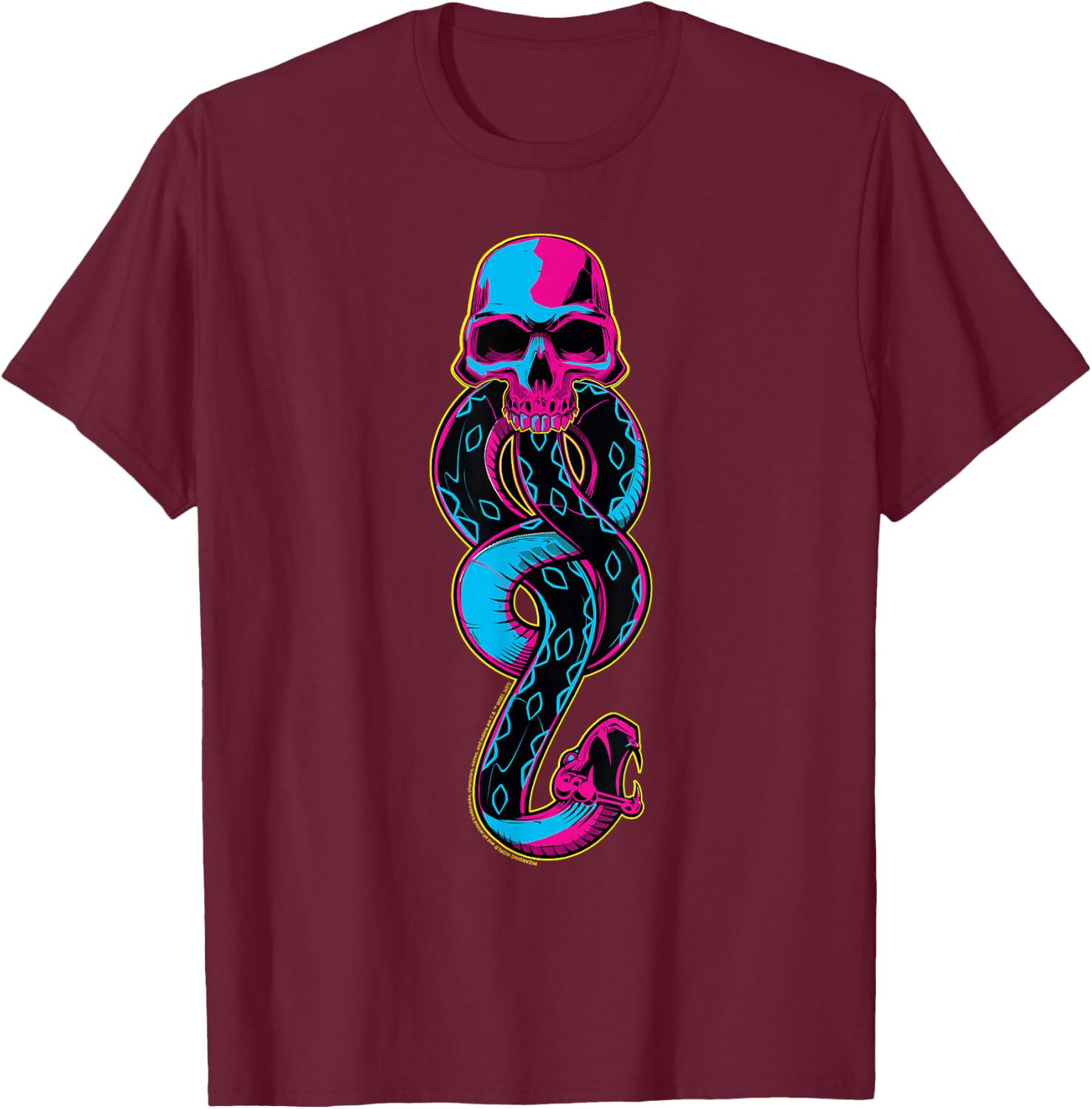 Harry Potter Death Eater's Dark Mark T-Shirt - T-Shirt | Maroon