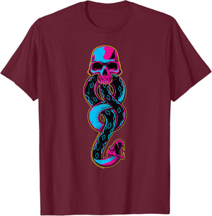 Harry Potter Death Eater's Dark Mark T-Shirt - T-Shirt | Maroon