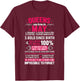 Queens Are Born in May T-Shirt - T-Shirt | Maroon