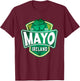 County Mayo Ireland Irish Gaelic Football Hurling Badge T-Shirt - T-Shirt | Maroon