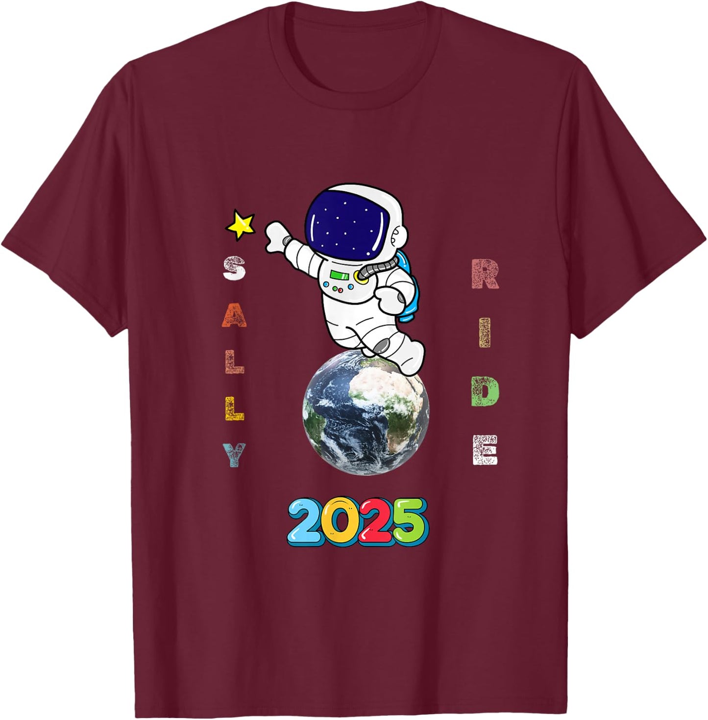 Cool Sally Ride Day Black on May 2025 T-Shirt - T-Shirt | Maroon