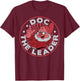Disney Snow White Doc The Leader Circle Graphic T-Shirt - T-Shirt | Maroon