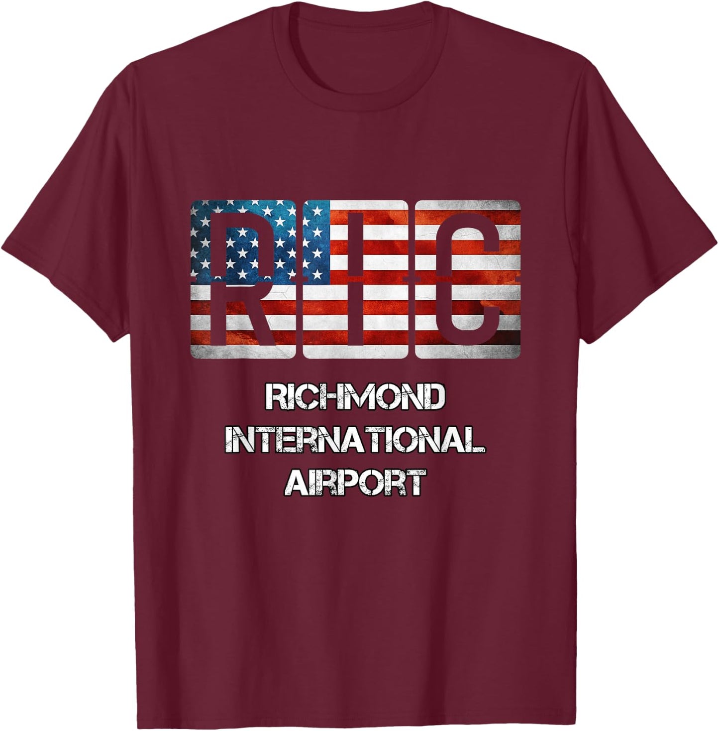 Richmond Airport T-Shirt - T-Shirt | Maroon