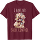 I Have No Shelf Control Funny Library Reading Lovers T-Shirt - T-Shirt | Maroon