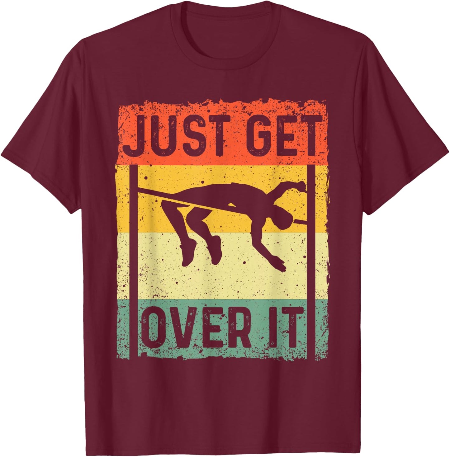 Cool High Jump Design Women High Jump Sport Lovers T-Shirt - T-Shirt | Maroon