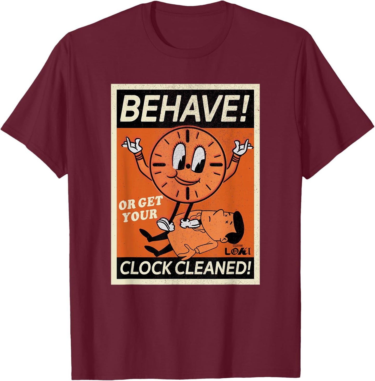 Marvel Loki Miss Minutes Is Always Watching T-Shirt - T-Shirt | Maroon