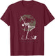 Dance Till We Die Ballet Dancer Dancing Skeleton Witchcore T-Shirt - T-Shirt | Maroon