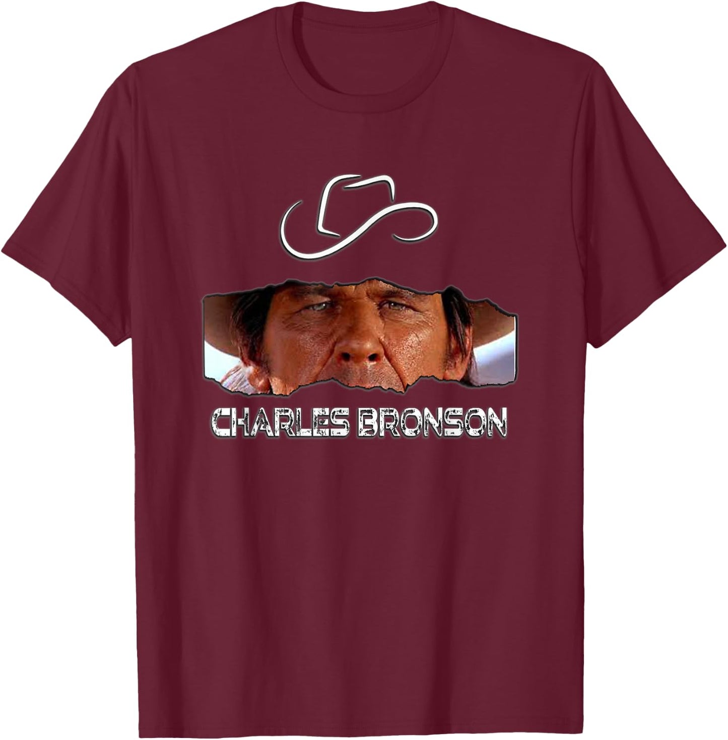 Charles Bronson_001 T-Shirt - T-Shirt | Maroon