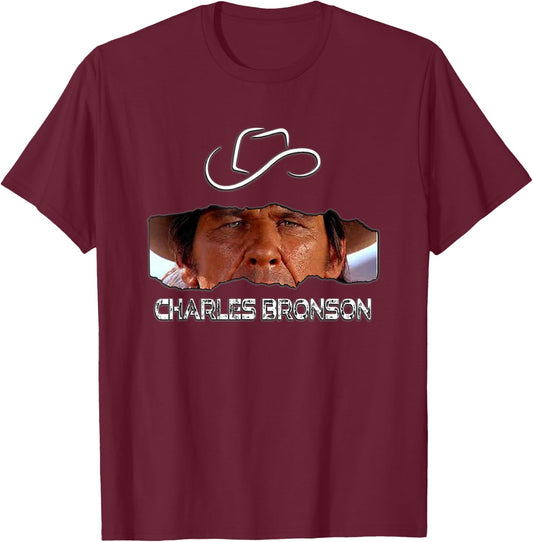 Charles Bronson_001 T-Shirt - T-Shirt | Maroon