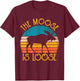 Funny Moose is Loose Animal Apparel, Cute Men Women Alaska T-Shirt - T-Shirt | Maroon