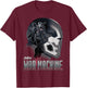 Marvel Infinity War War Machine Head Profile Graphic T-Shirt - T-Shirt | Maroon