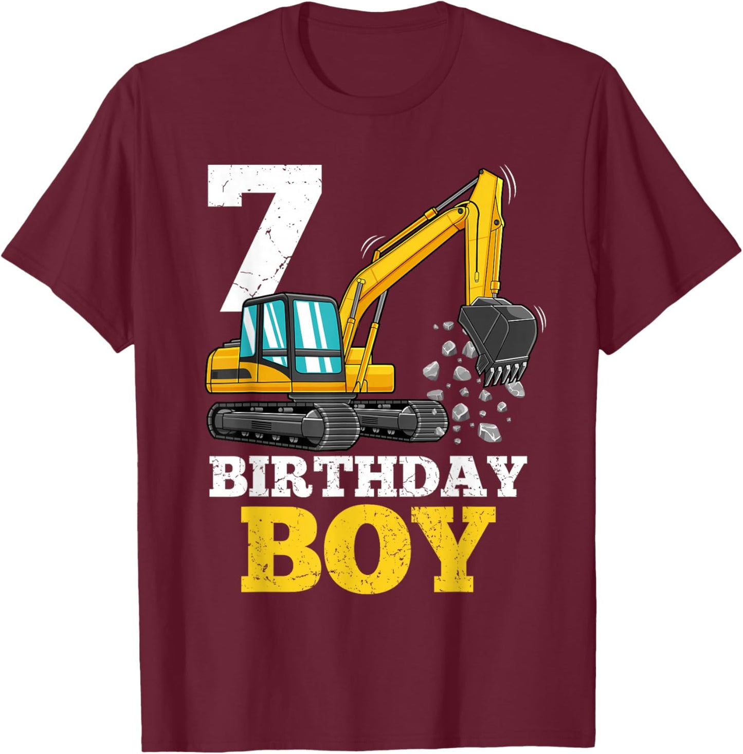 I'm 9 This Is How I Roll Monster Truck 9th Birthday Gift T-Shirt - T-Shirt | Maroon