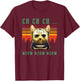 Ch Ch Ch Meow Meow Scary Friday Costume Halloween Cat Women Kids T-Shirt - T-Shirt | Maroon