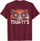 Retro Vintage Show Me Your TT's Twin Turbo Car Racing T-Shirt - T-Shirt | Maroon