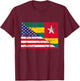 Retro Patriotic USA American Flag Togo Flag Kids Men T-Shirt - T-Shirt | Maroon