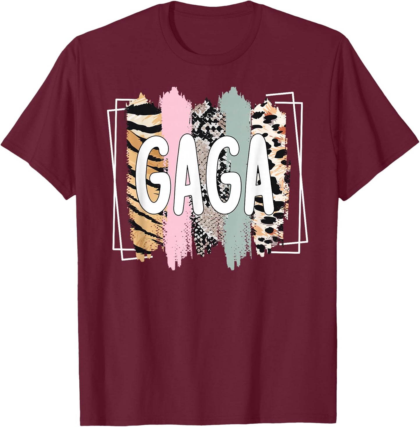 Best Gaga Grandmother Appreciation Gaga Grandma T-Shirt - T-Shirt | Maroon