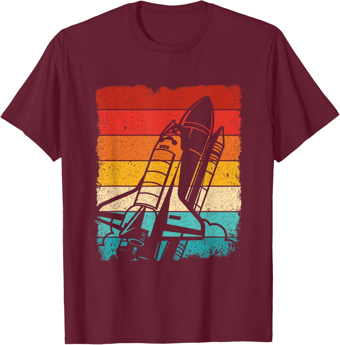 Space Shuttle T-Shirt - T-Shirt | Maroon