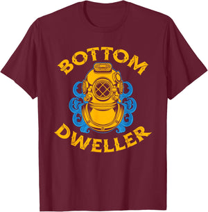 Diving Scuba Diving Sports T-Shirt - T-Shirt | Maroon