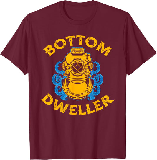 Diving Scuba Diving Sports T-Shirt - T-Shirt | Maroon