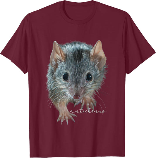 Antechinus Cool Graphic Art Marsupial Mice Antechinus Shrews T-Shirt - T-Shirt | Maroon