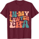 In My Lawyer Era , Small, Black T-Shirt - T-Shirt | Maroon