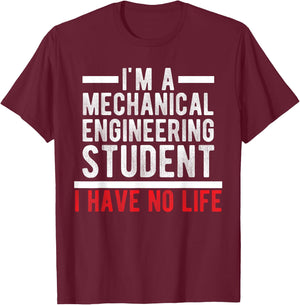 Future Mechanical Engineer Design Gift Engineering Student T-Shirt - T-Shirt | Maroon