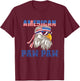 American Paw Paw Eagle Flag 4th July T-Shirt - T-Shirt | Maroon