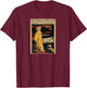 Vintage King In Yellow weird fiction cover Art Nouveau T-Shirt - T-Shirt | Maroon