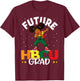 Future HBCU Grad Graduate Girl Afro Black College Graduation T-Shirt - T-Shirt | Maroon