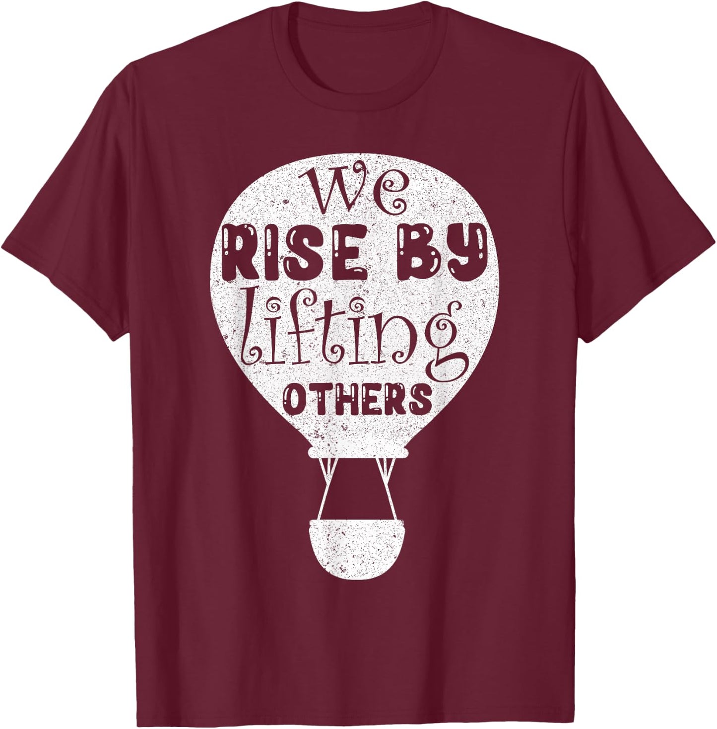 Balloon Flight Hot Air Balloon T-Shirt - T-Shirt | Maroon