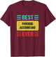 Forensic Accountant T-Shirt - T-Shirt | Maroon