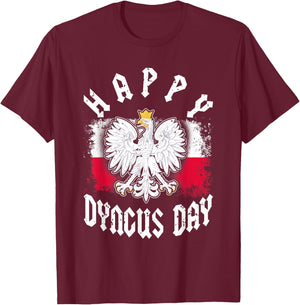 Happy Dyngus Day 2022 Polska Polish White Eagle Dyngus Day T-Shirt - T-Shirt | Maroon