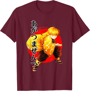 A fun anime character , for kids, teens, and adults. T-Shirt - T-Shirt | Maroon