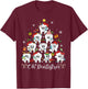 Oh Dentistree Teeth Christmas Tree Dental Dentist Men Women T-Shirt - T-Shirt | Maroon
