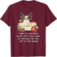 Favorite Family Papillon Puppy Funny Christmas Humor Quote T-Shirt - T-Shirt | Maroon