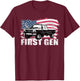 First Gen Truck Squarebody First Generation Truck 1st gen T-Shirt - T-Shirt | Maroon