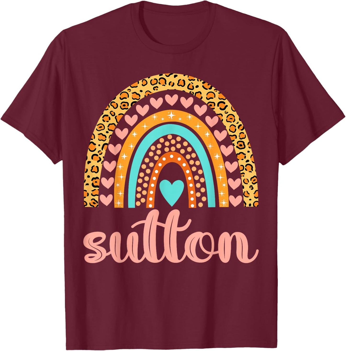 Sutton Sutton Name Birthday Shirt Gift T-Shirt - T-Shirt | Maroon