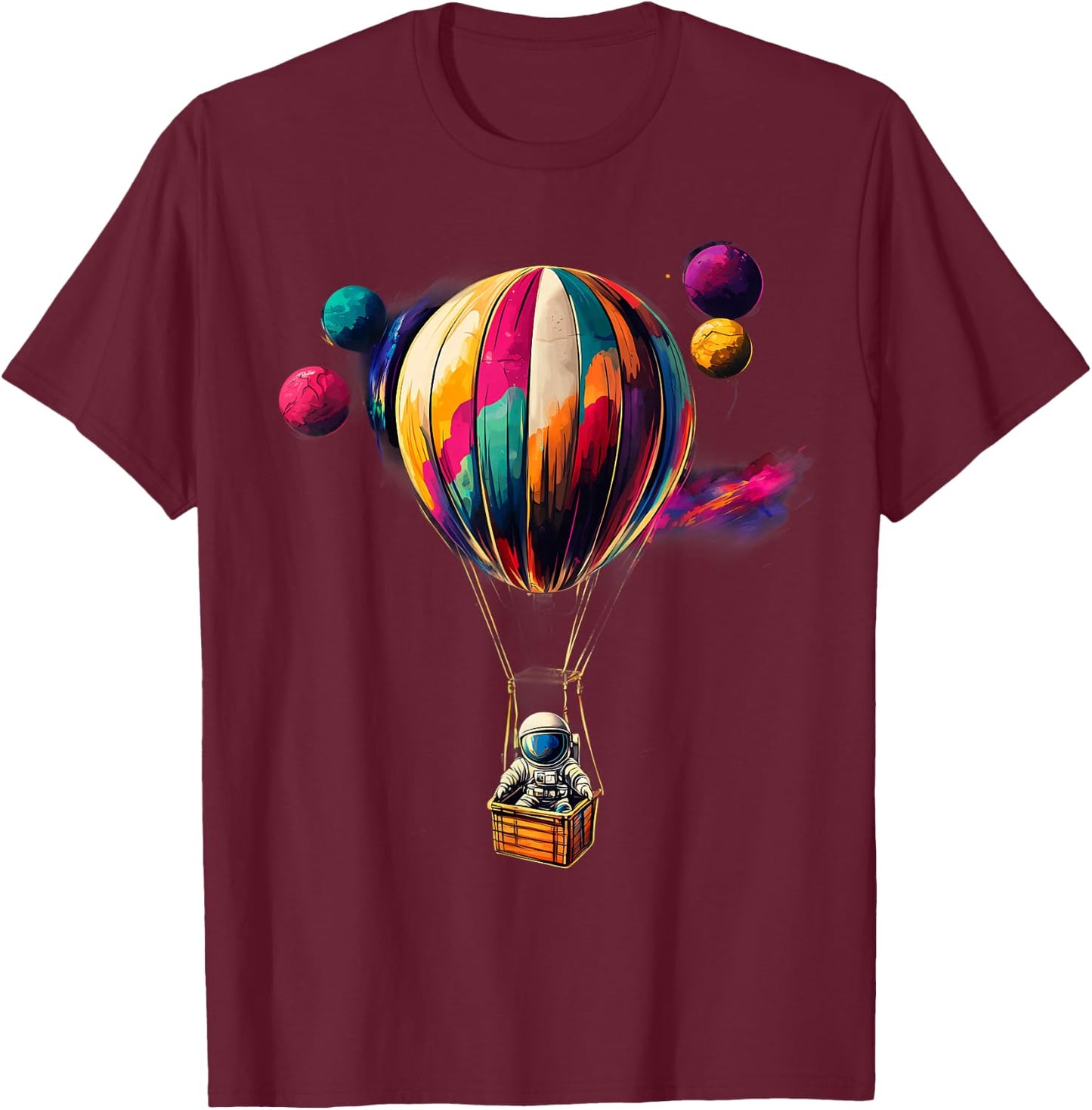 Hot Air Balloon Ride Festival Hot Air Ballooning T-Shirt - T-Shirt | Maroon