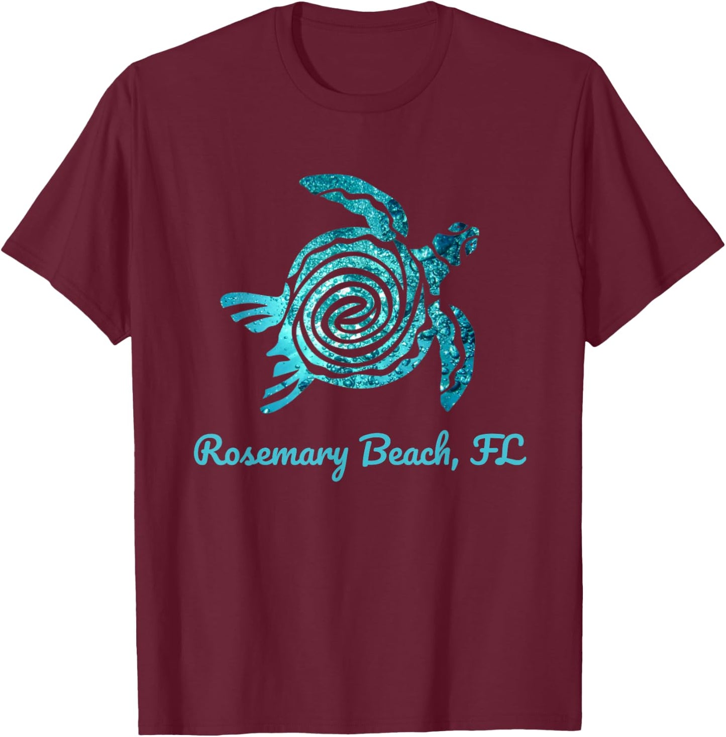 Beach Rosemary, Florida Marine Biology Save The Sea Turtle Women Kids T-Shirt - T-Shirt | Maroon
