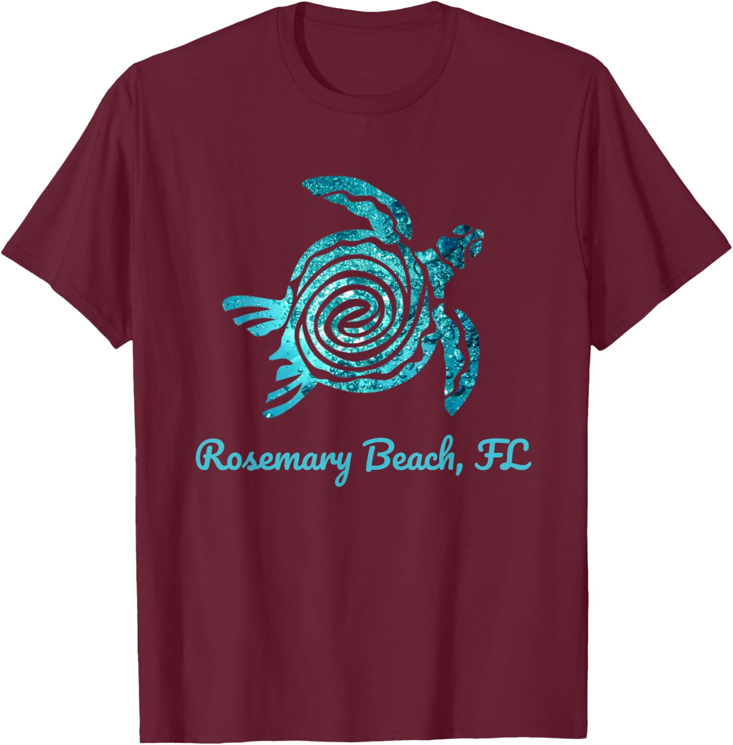 Beach Rosemary, Florida Marine Biology Save The Sea Turtle Women Kids T-Shirt - T-Shirt | Maroon