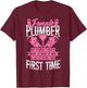 Plumbing Plumber Female Female Plumber Of Course I Don’T T-Shirt - T-Shirt | Maroon