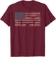 USA Flag Planes by Maljonic V-22 Osprey VTOL Plane American Flag , -Adults, Black, Small, Short Sleeve T-Shirt - T-Shirt | Maroon