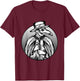 Pest Doctor Plague Doctor Bird Mask Medieval Tarot Scary T-Shirt - T-Shirt | Maroon