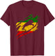 Rasta Reggae Claw Lion Rastafari Roots Reggaeton T-Shirt - T-Shirt | Maroon